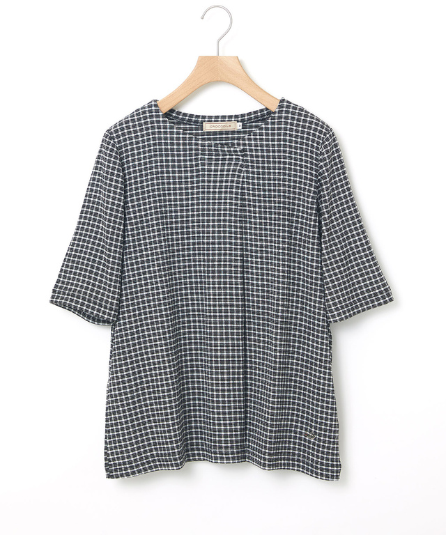 シャーリング タック入り カットソー
