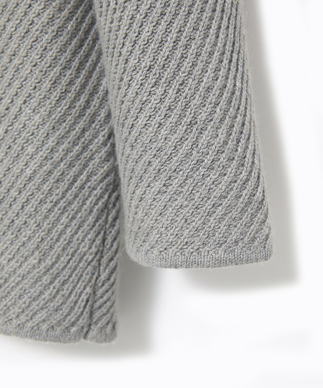 ツイル デザインカラー プルオーバーニット