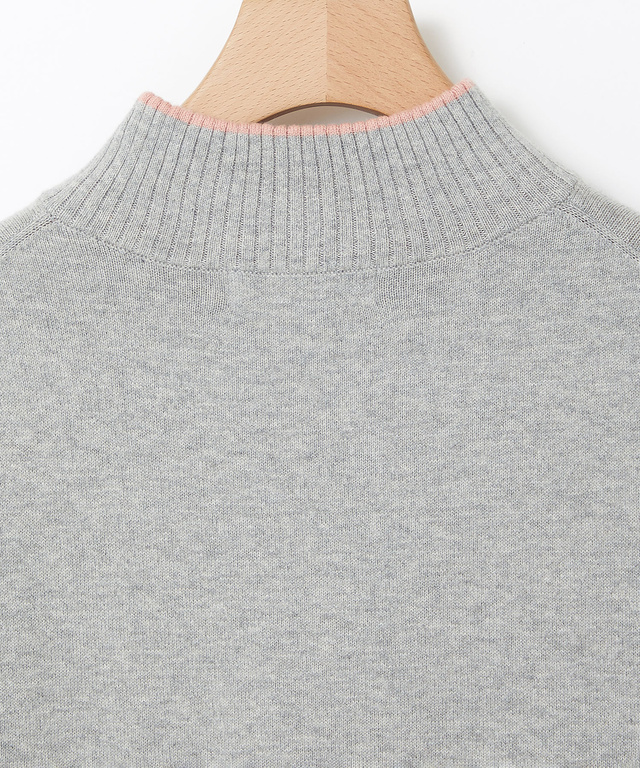 ハイネック ニット プルオーバー【手洗いOK】