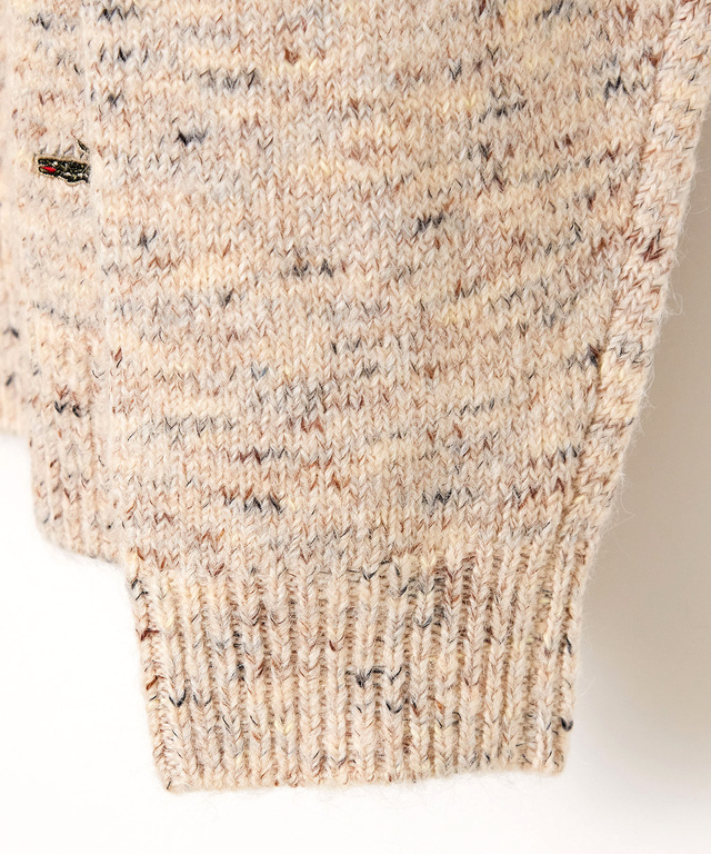 フェアアイル柄 ニットカーディガン 【手洗いOK】