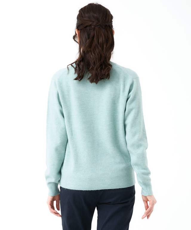 アーガイル プルオーバー ニット【手洗いOK】