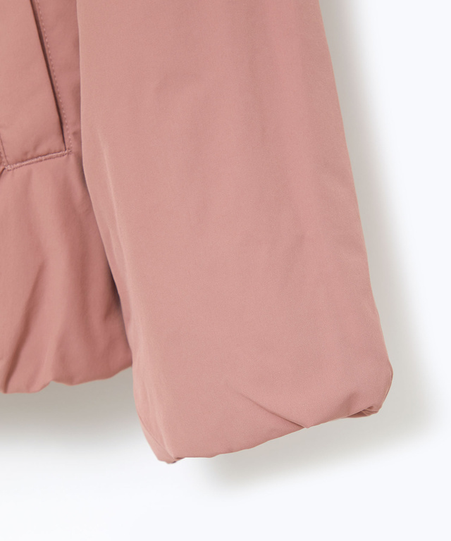 ノーカラー 中綿 ジャケット