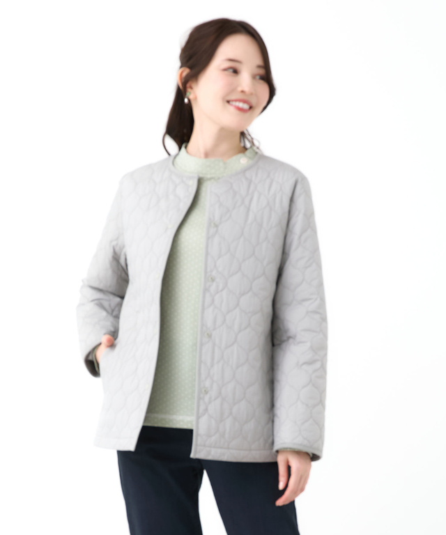 中綿 キルティング ジャケット