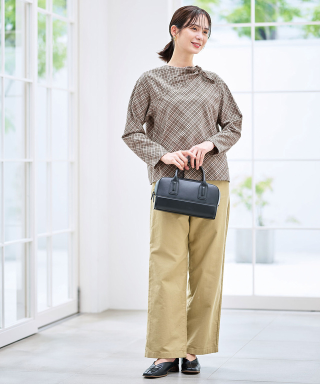 微起毛ストレッチパンツ