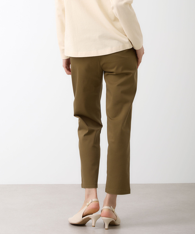 ストレッチ ストレート パンツ【接触冷感】【吸汗速乾】