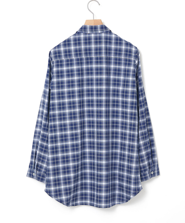 フロント切り替え チェック柄 チュニック【オンラインショップ・一部店舗限定】