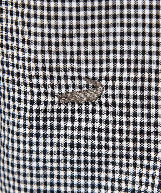 サッカー ギンガムチェック ブラウス