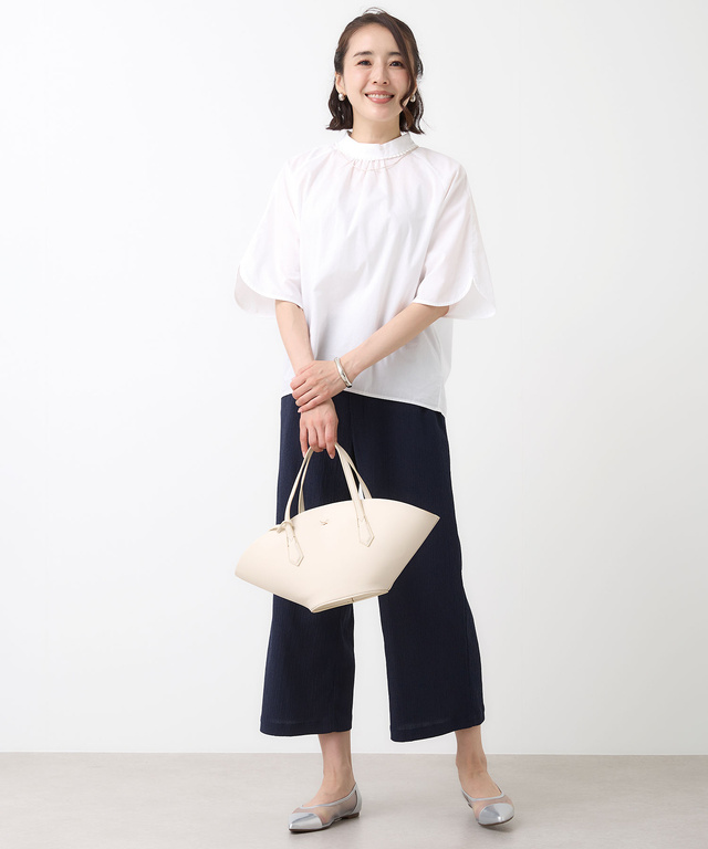 ハイネック プルオーバー ブラウス【オンラインショップ・一部店舗限定】