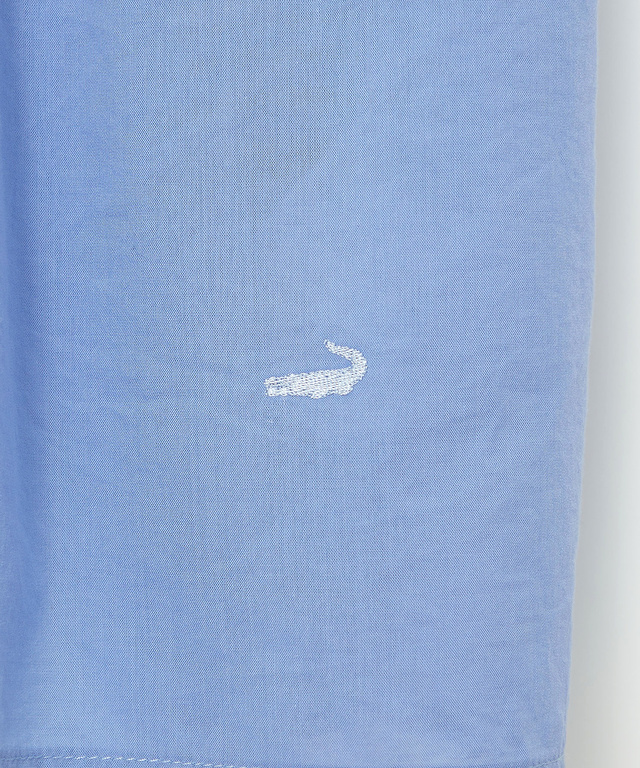 ギャザー バンドカラーブラウス