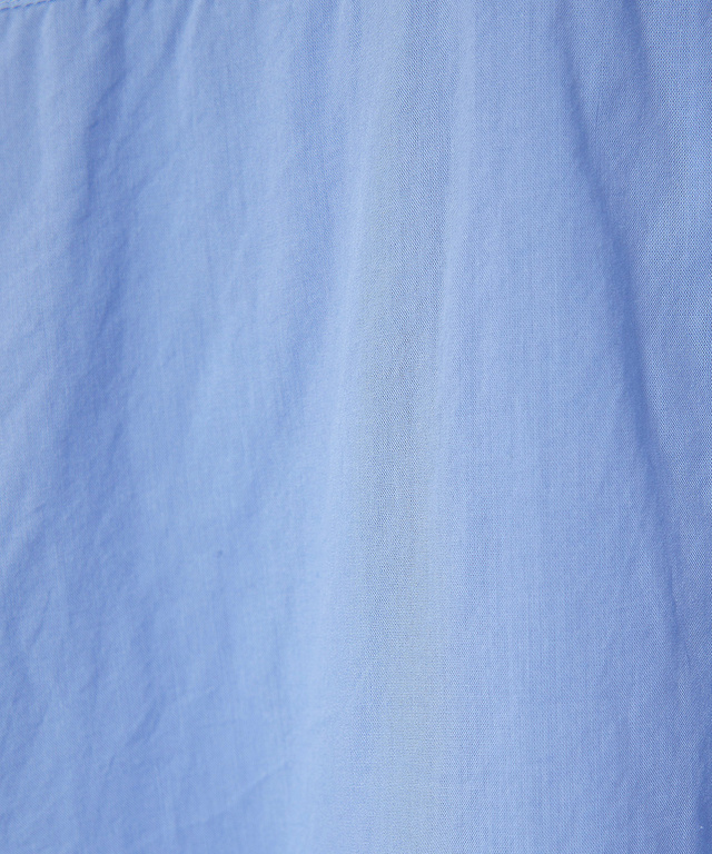 ギャザー バンドカラーブラウス