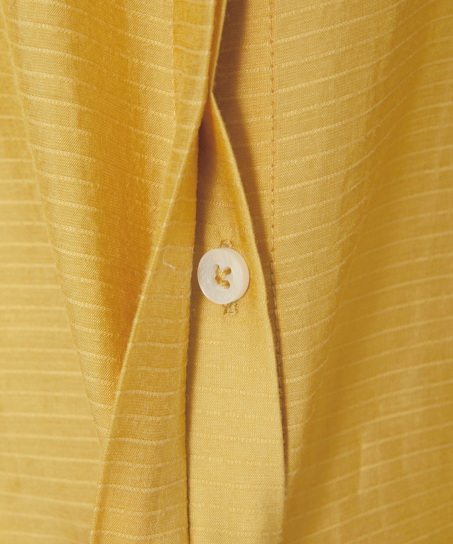 ボーダー シアー ブラウス