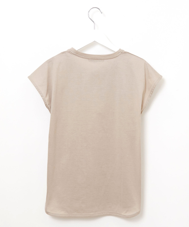 フレンチスリーブ リッチ Tシャツ