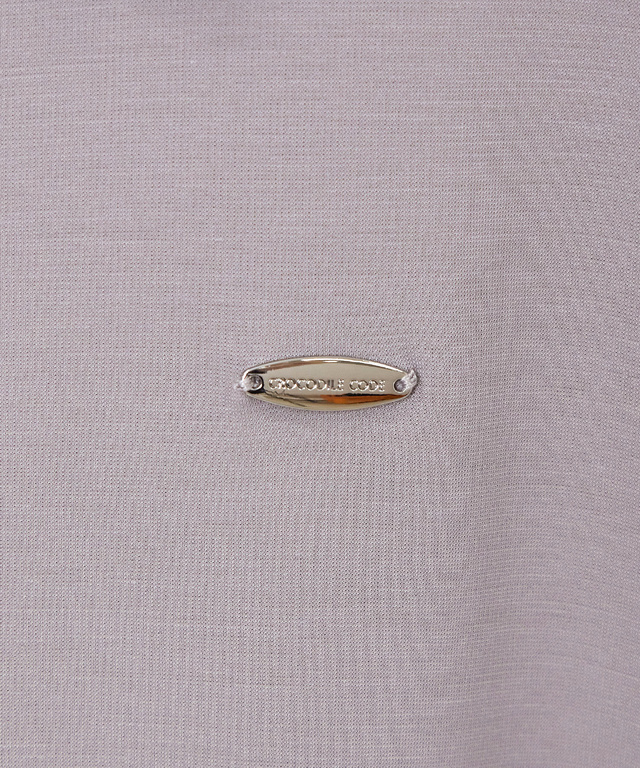 ポロ襟 カット ワンピース