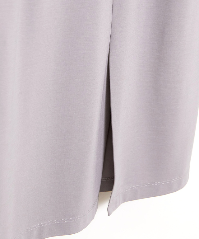 ポロ襟 カット ワンピース