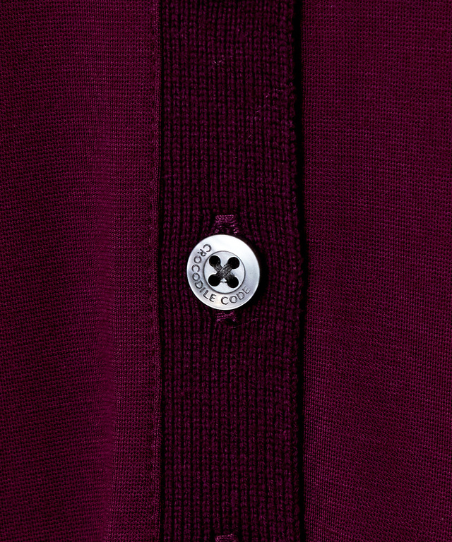 ポロ襟 カット ワンピース