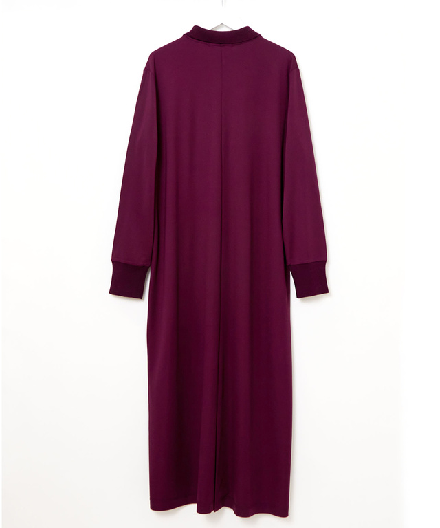 ポロ襟 カット ワンピース