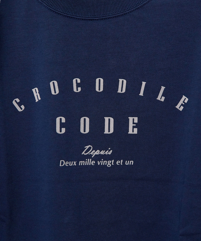 カレッジ調ロゴ 長袖 Tシャツ