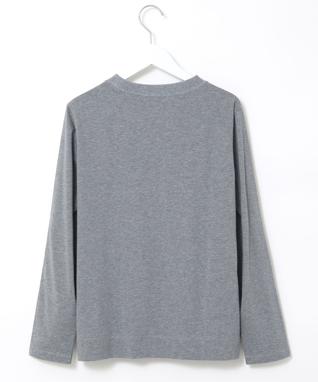 カレッジ調ロゴ 長袖 Tシャツ