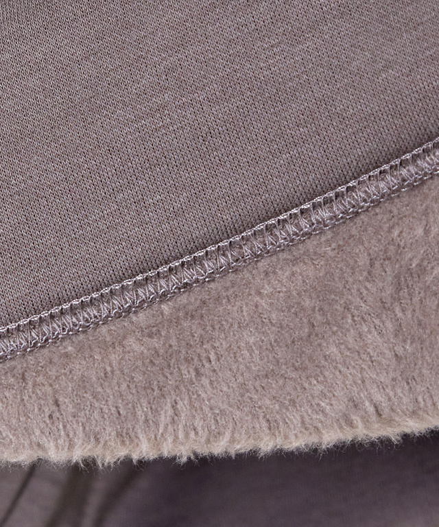 裏起毛 ポケット付き ハイネックカットソー