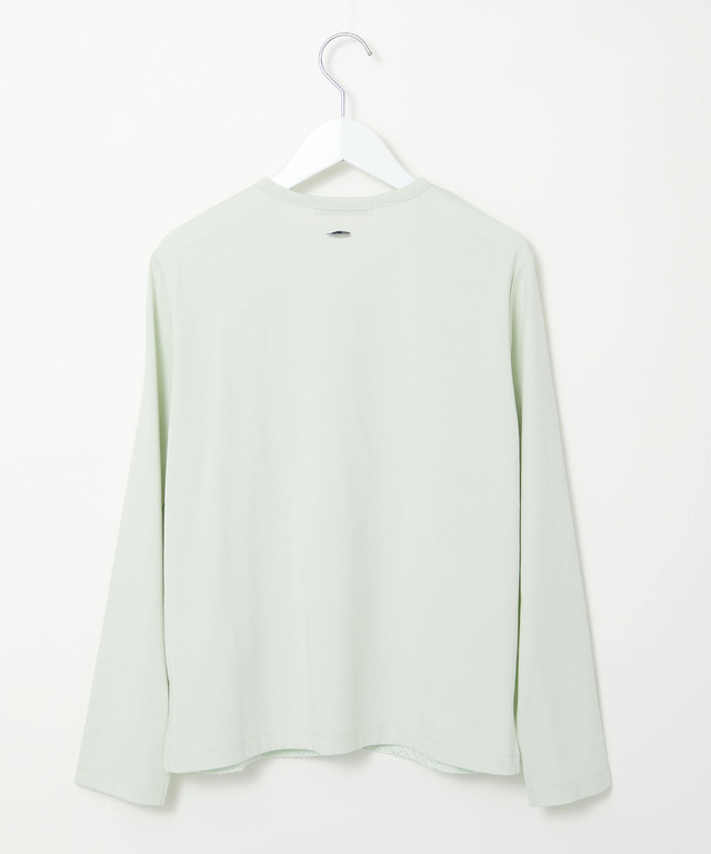 レース 切替 カーディガン