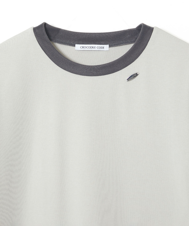 ベロア配色 Tシャツ