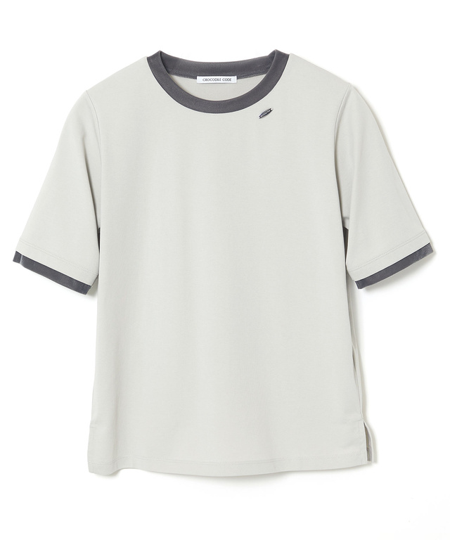 ベロア配色 Tシャツ