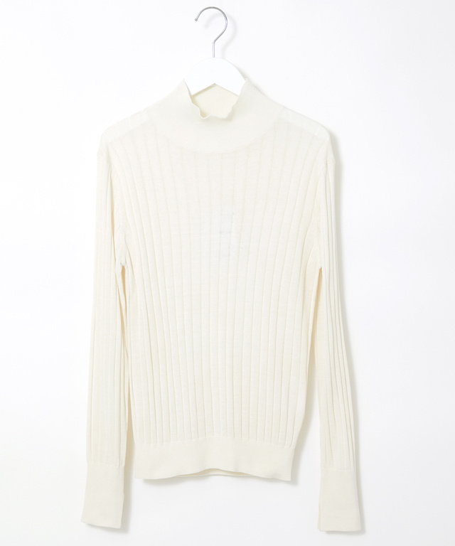 シルク リブ編み ニット【一部店舗限定】