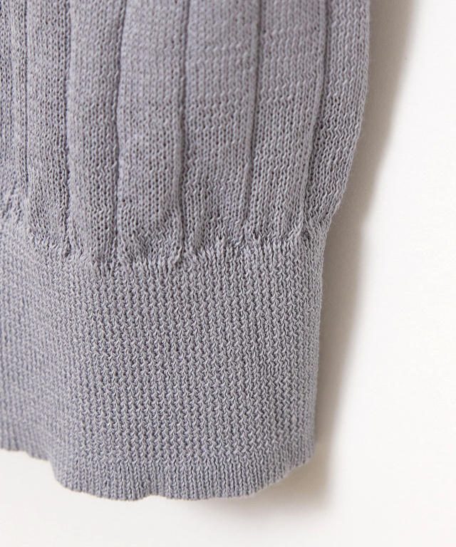 ボトルネック シアー リブセーター