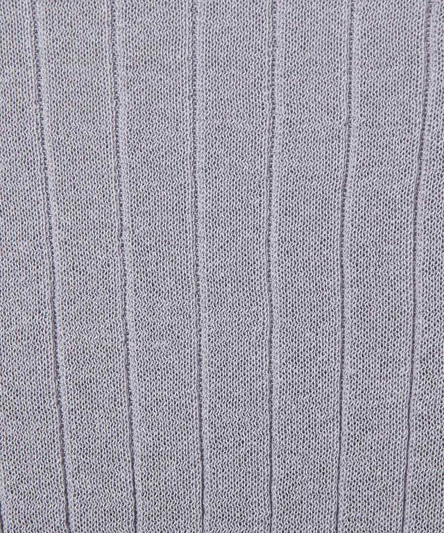 ボトルネック シアー リブセーター