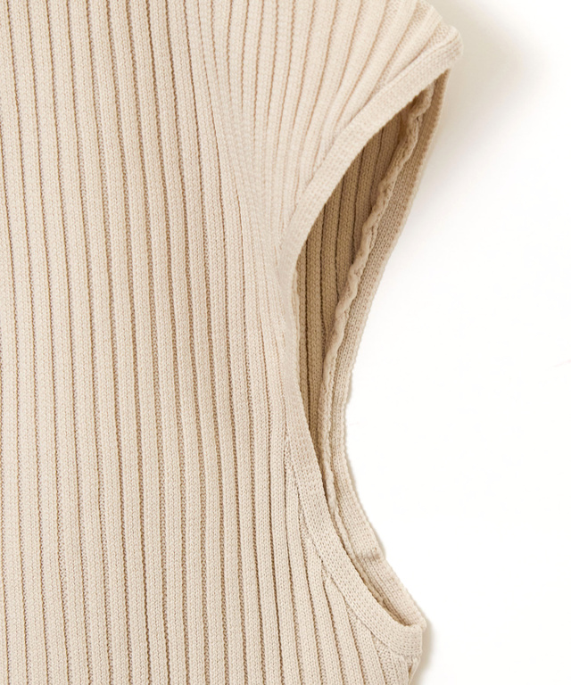 フレンチスリーブ ニット ベスト