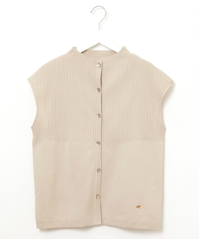 フレンチスリーブ ニット ベスト