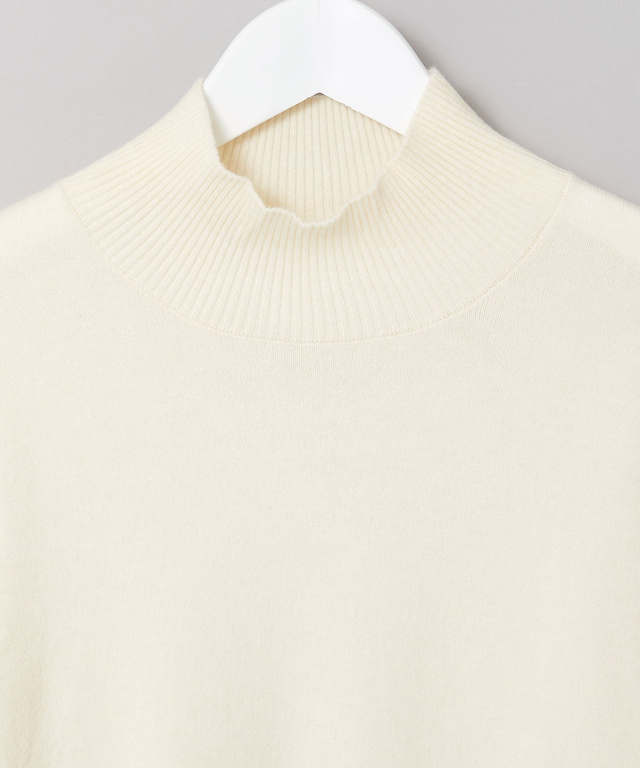 フリル袖 ハイネック セーター