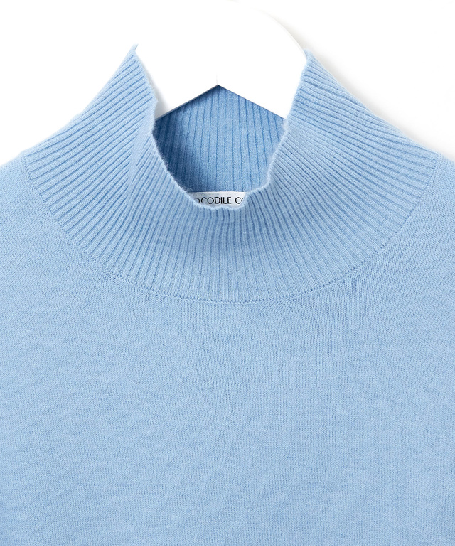 フリル袖 ハイネック セーター