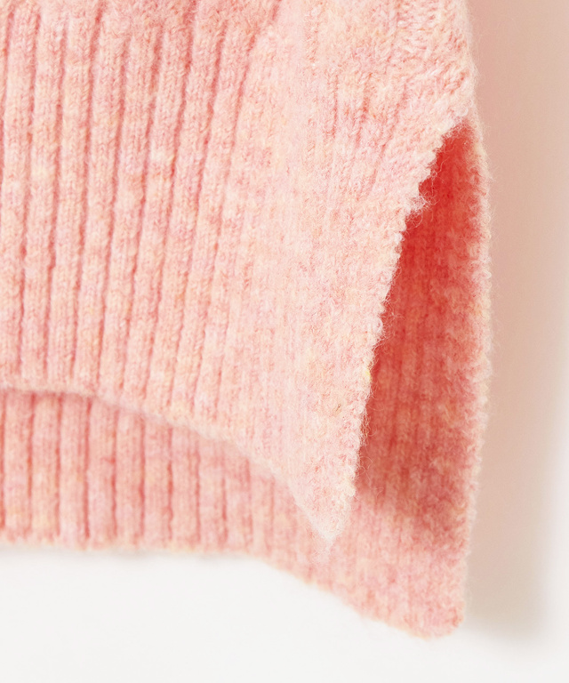 ウールブレンド ケーブル柄 ニット【手洗いOK】