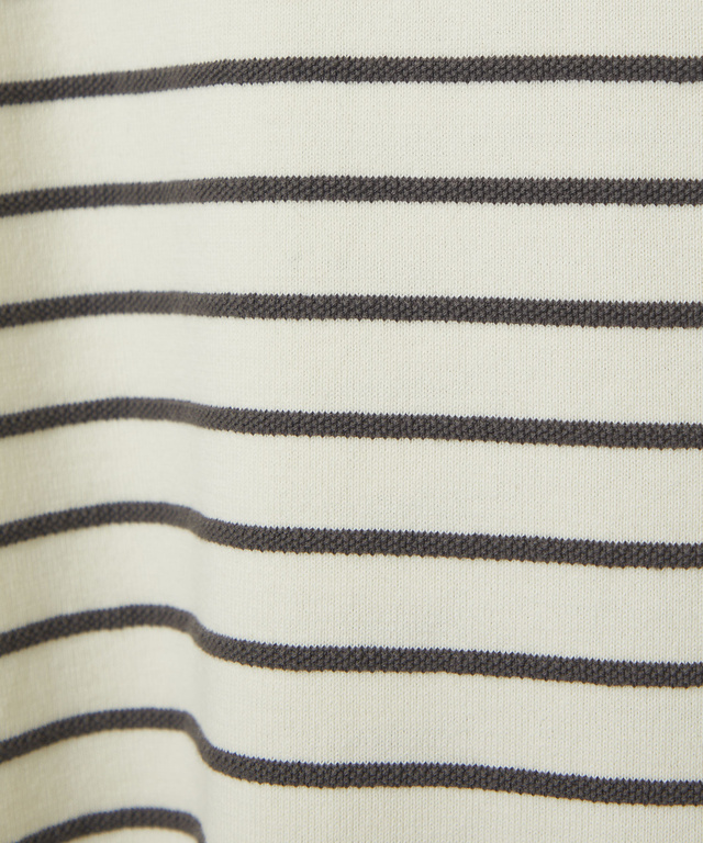 アシンメトリー ボーダー ニット【手洗いOK】