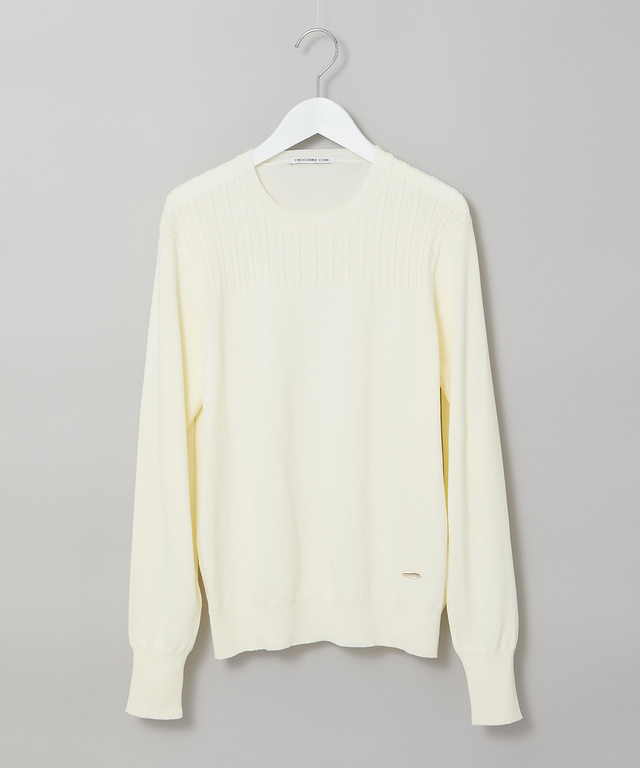 ケーブル編み ニットプルオーバー【手洗いOK】【オンラインショップ・一部店舗限定】