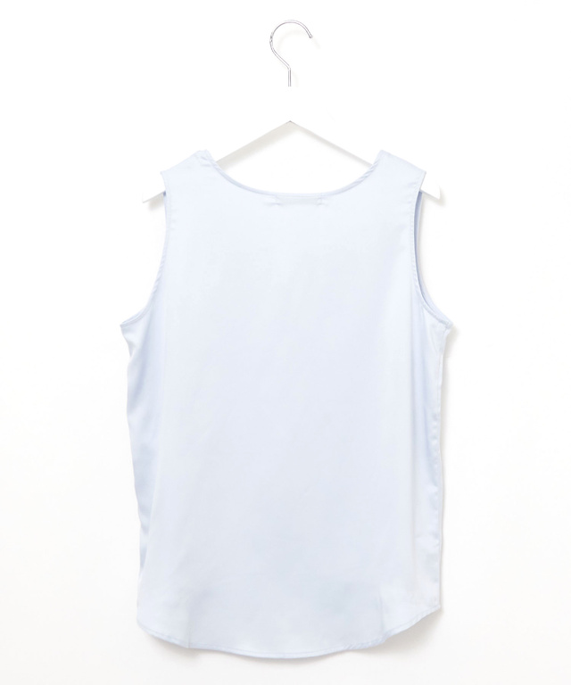 リネンブレンド インナー付きニット【手洗いOK】【オンラインショップ・一部店舗限定】