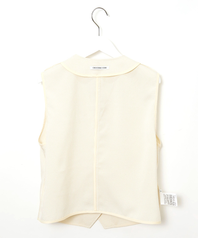 Vネック ショート ジレ【一部店舗限定】