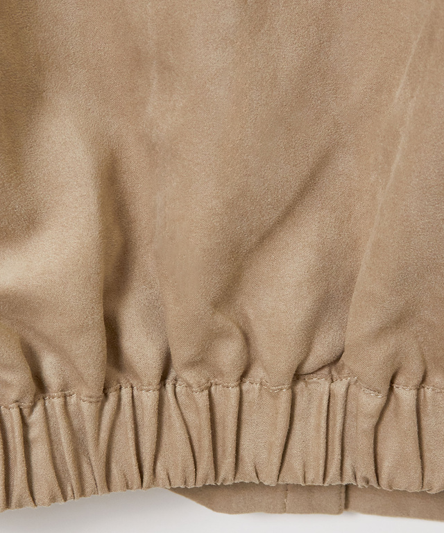 ノーカラー 微起毛 ジャケット