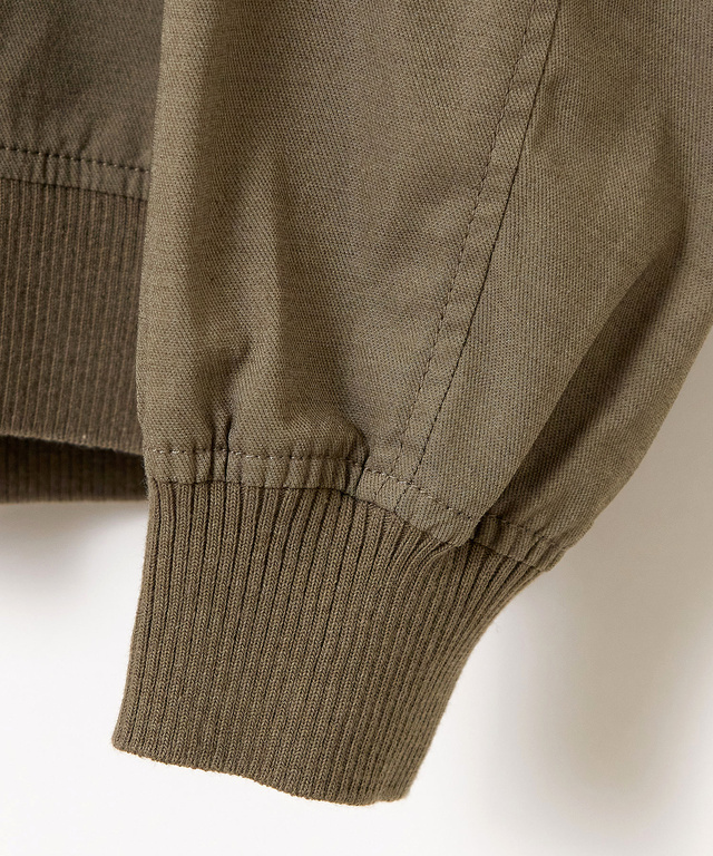 リネンライク ライトブルゾン