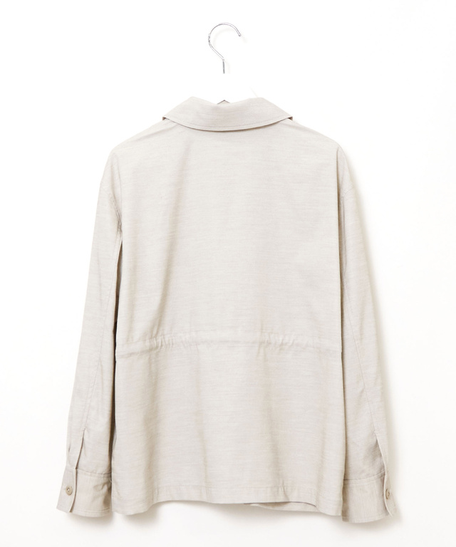 リネンライク ミリタリージャケット【オンラインショップ・一部店舗限定】