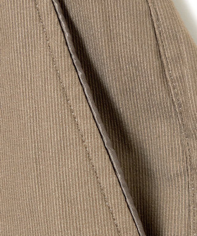 ピケ ストレッチ スリムパンツ