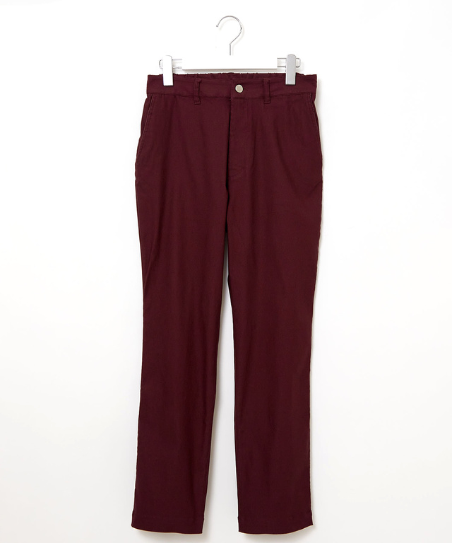 ピケ ストレッチ スリムパンツ