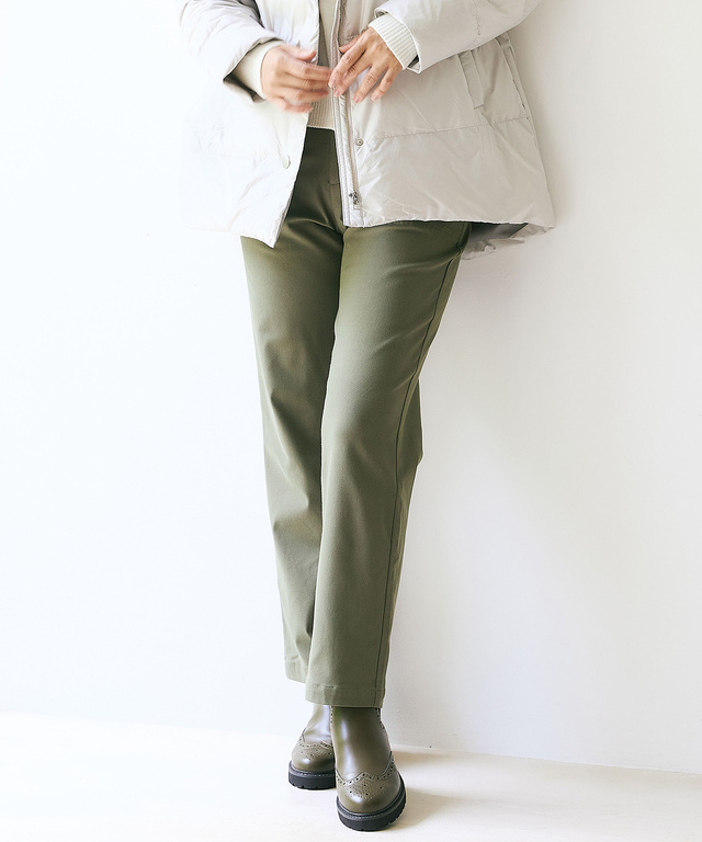 裏起毛 ベイカーステッチ パンツ