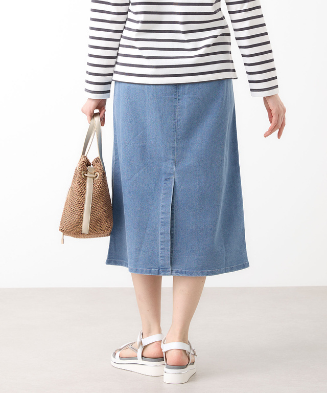 ウエストゴム デニム スカート
