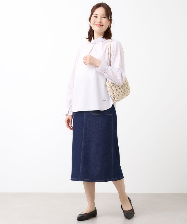 ウエストゴム デニム スカート