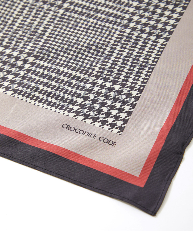 リバーシブル モノグラム スカーフ