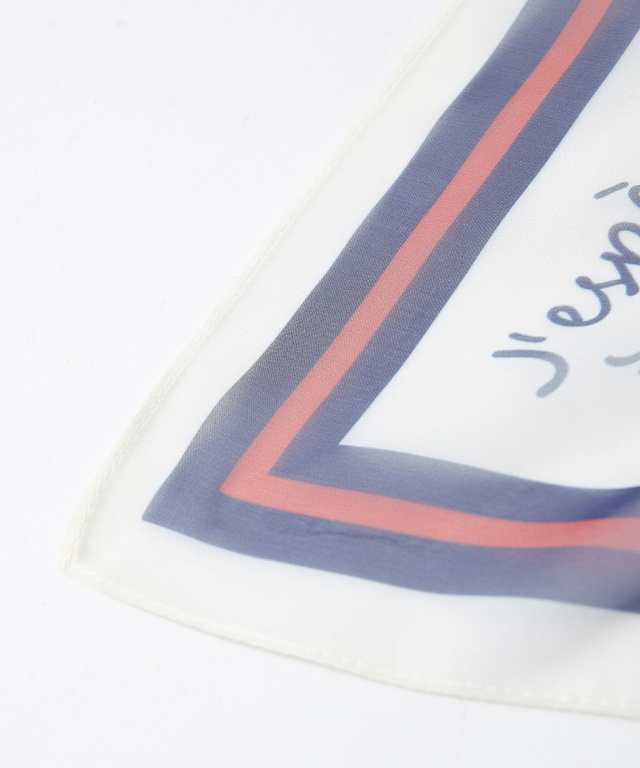 メッセージプリント スカーフ