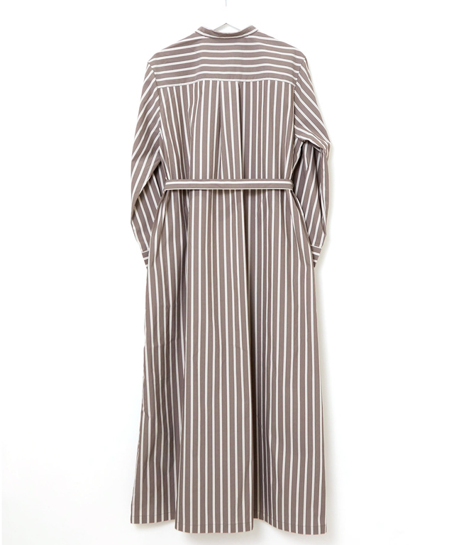 ヨーク切り替え ストライプ ワンピース