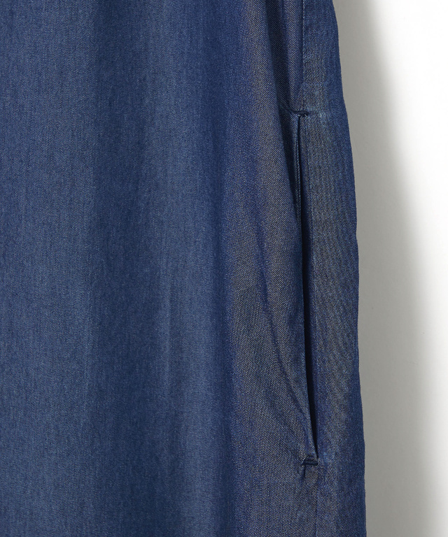 デニムライク ワンピース【オンラインショップ・一部店舗限定】